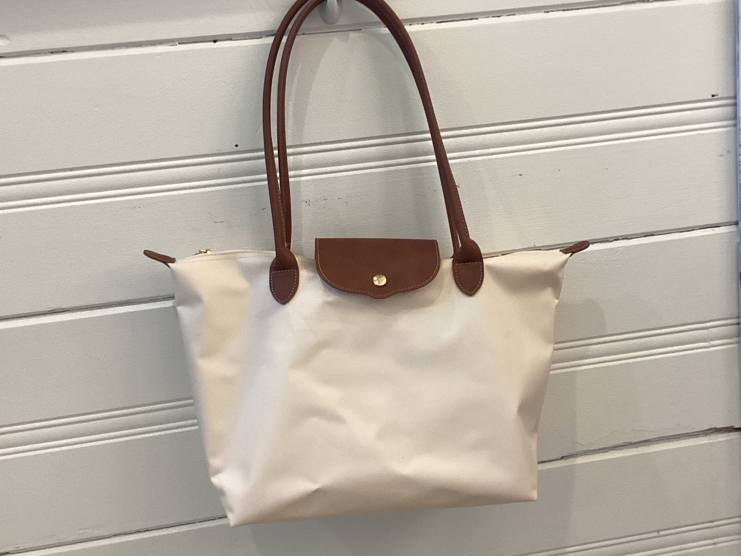Dorian 20 inch Nylon Tote Bag Ivory