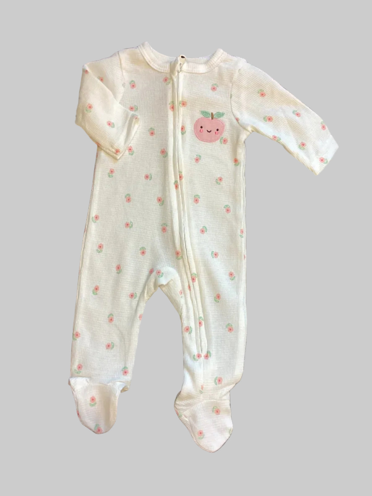 White apple onsie