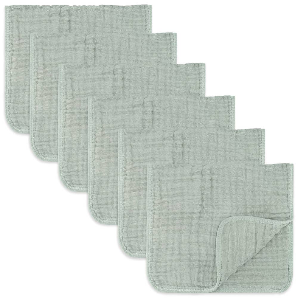 Muslin Burp Cloths - Fern