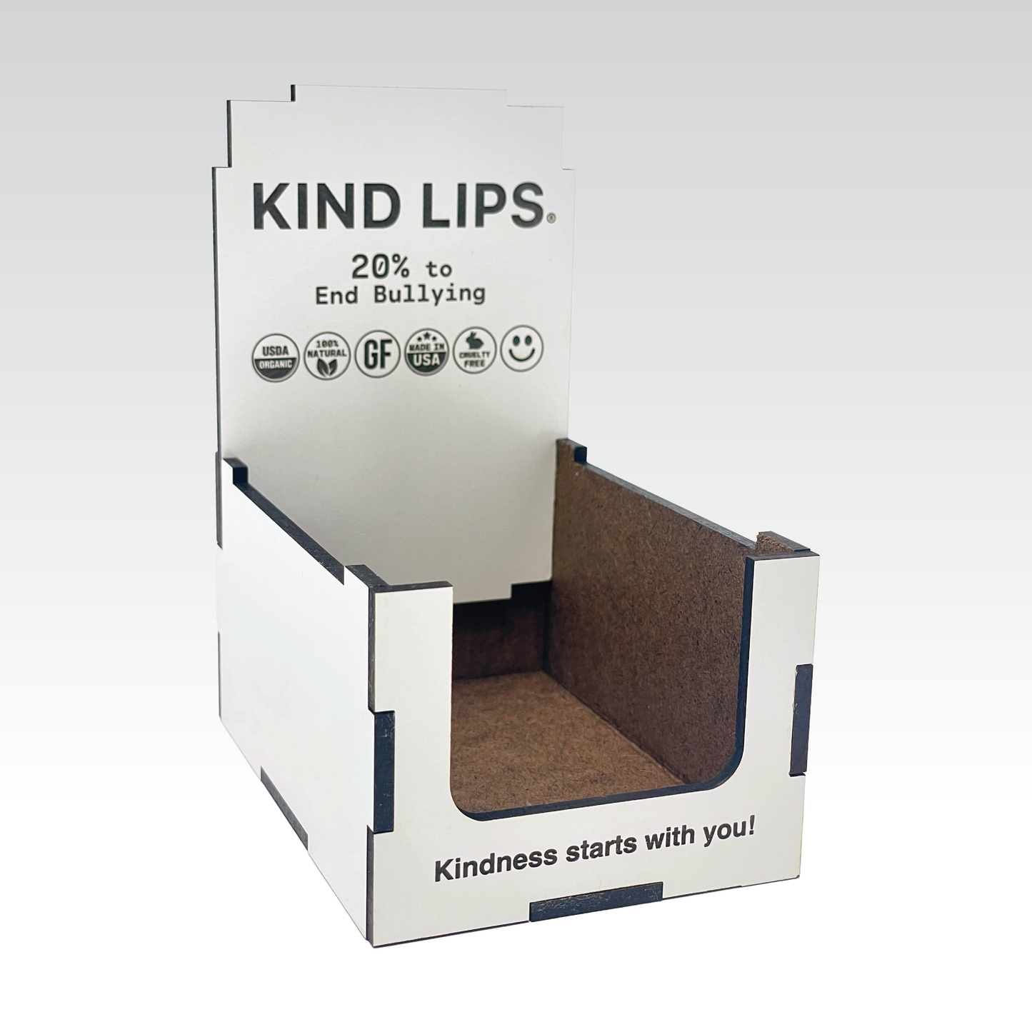 White Small Wood Display Box