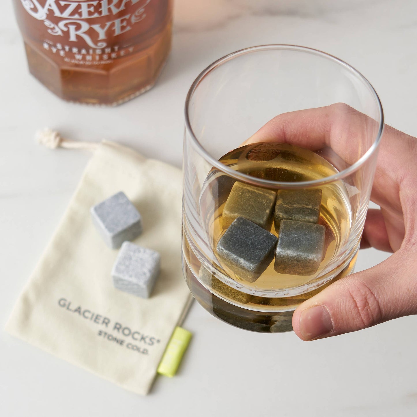 Glacier Rocks® 6 Piece Soapstone Cube Set by True