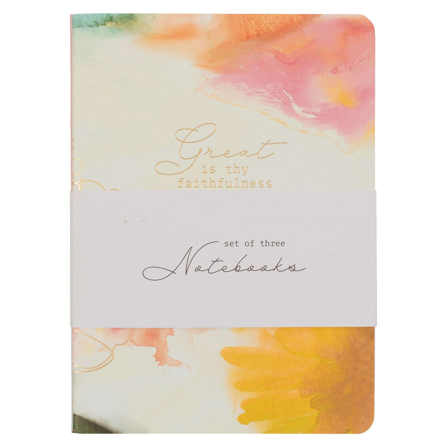 Faithfulness Pastel Meadow Large Notebook Set