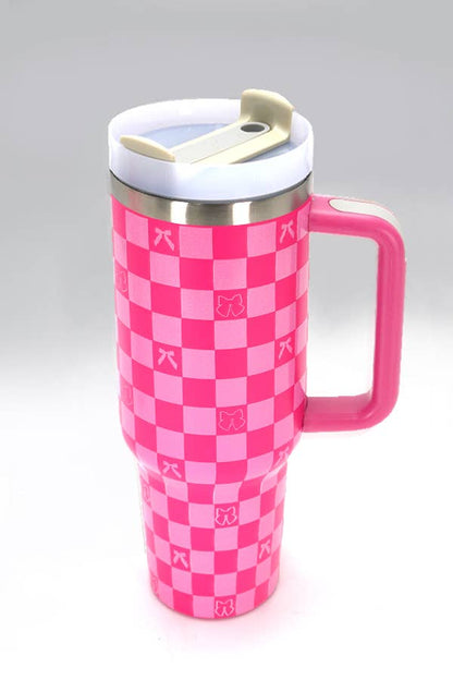 40oz STAINLESS STEEL Bow Tumbler