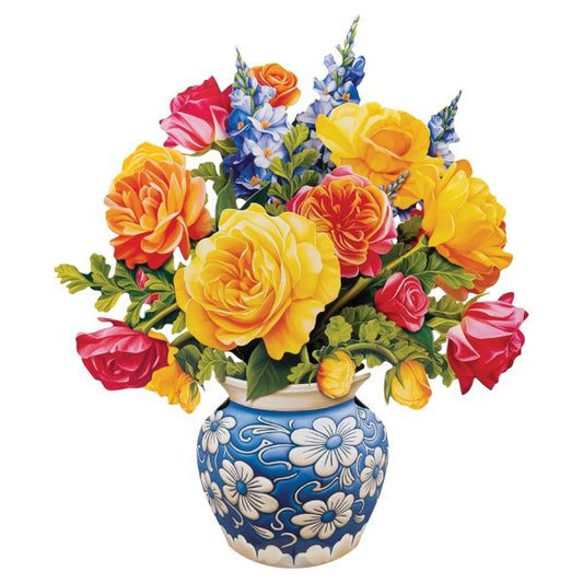 FreshCut Paper Life-Size Flower Bouquet - Sorbet Roses