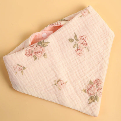4-Layer Waterproof Baby Triangle Bib - Reversible