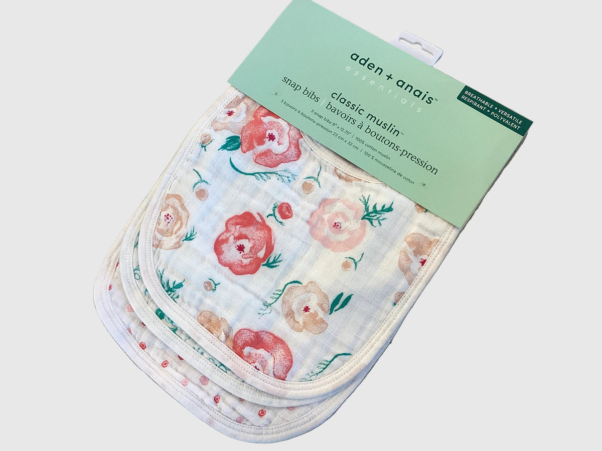 Muslin Snap Bibs