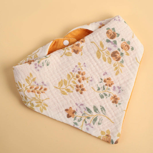 4-Layer Waterproof Baby Triangle Bib - Reversible