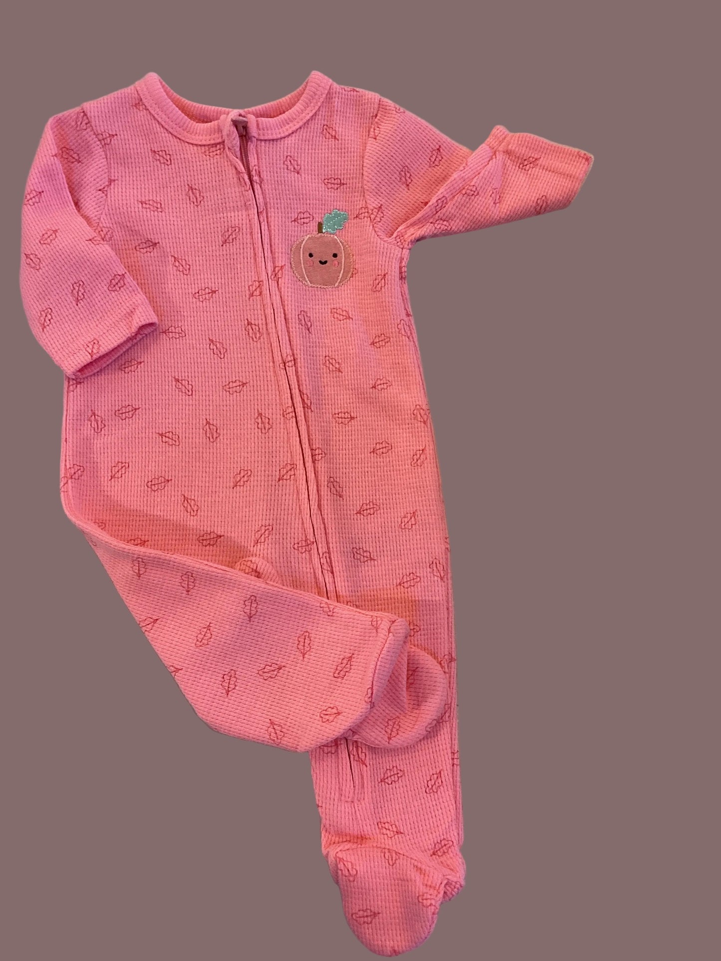 Pink Pumpkin Onsie