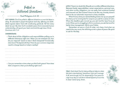 The 5-Minute Bible Study Journal for a Less Stressed Life
