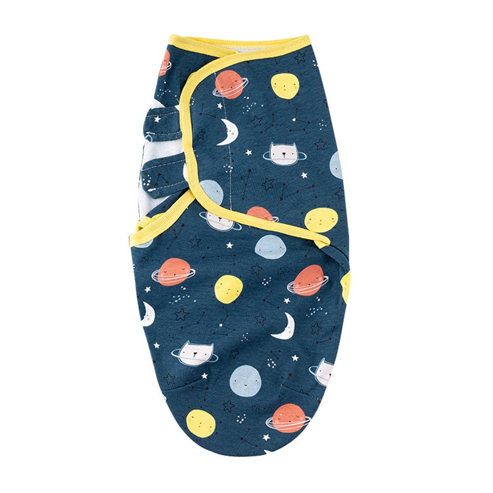 All-Season Cotton Baby Swaddle Blanket with Cute Print