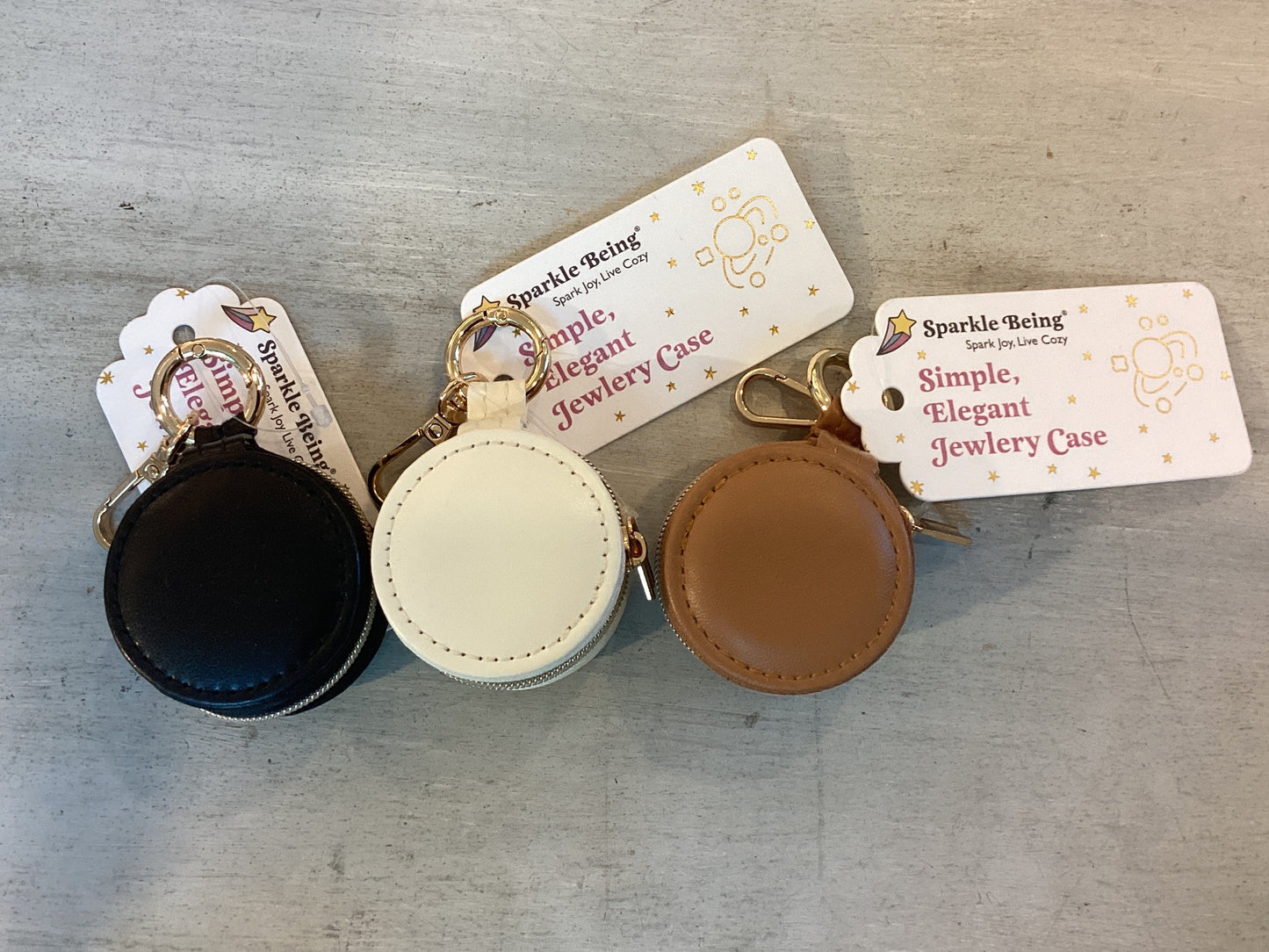 Mini keychain jewelry box