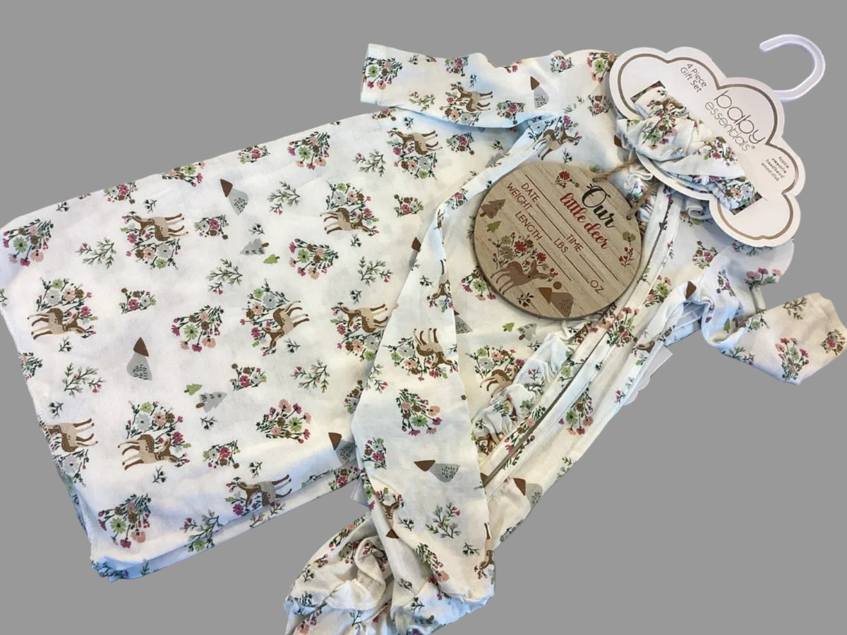 4 Piece Pajama Set