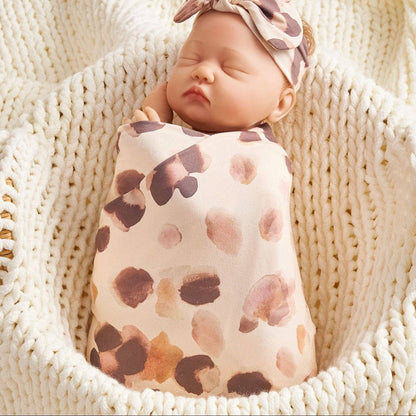 Baby Floral Swaddles Set Soft 0-3 months
