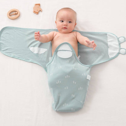 All-Season Cotton Baby Swaddle Blanket with Cute Print