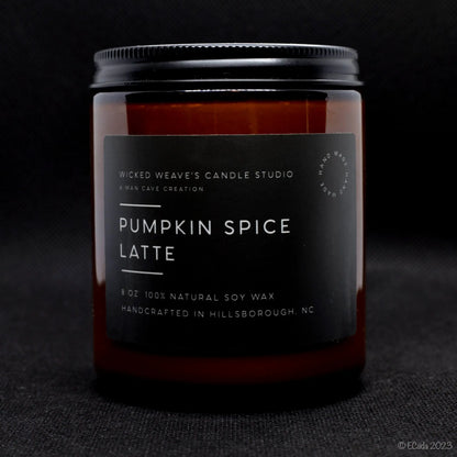 Pumpkin Spice Latte Soy Wax Candles 4 oz