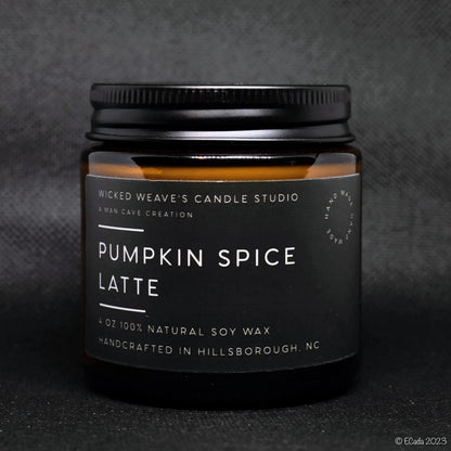 Pumpkin Spice Latte Soy Wax Candles 4 oz