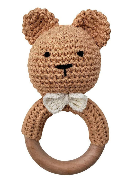 Crochet Teddy Bear Rattle