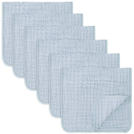 Muslin Burp Cloths -Slate